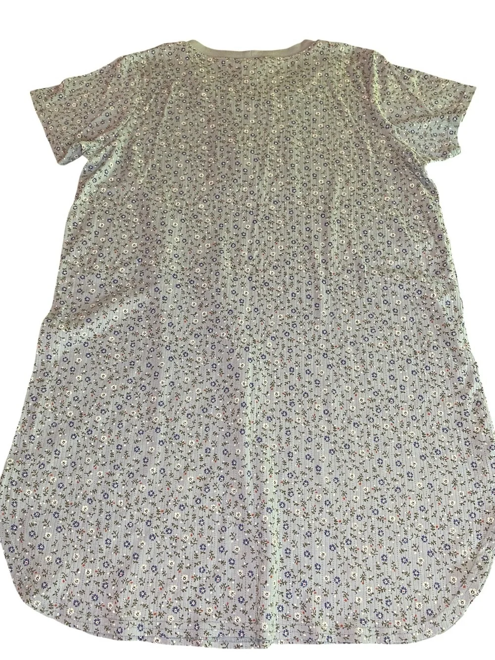 Vintage High Sierra Nightgown Women’s L Cottagecore Sleepwear Floral 90s Grandma